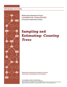 sampling and estimating -  counting trees r1