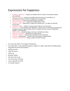 Expressions for descriptive writings