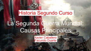 Xavier Caballero Segunda Guerra mundial Historia