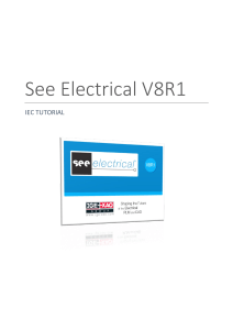 SEE Electrical V8R1 IEC Tutorial