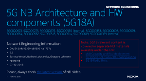 5G18A 5GNB Architecture and HW components V2.3