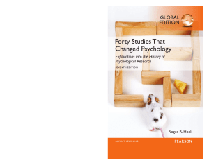 HOCK - Forty Studies that Changed Psychology, Global Edition-Pearson Education Limited (2014)