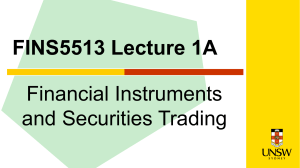 FINS5513 Lecture 1A 2022T2