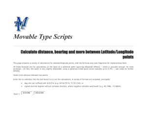 Calculate distance and bearing between Latitude Longitude Points2