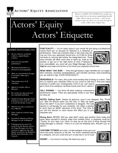 Actors-Equity-Etiquette