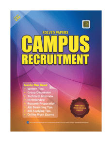 CampusRecruitmentSolvedPapers