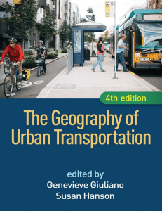 Urban Transportation Geography: 4th Edition Textbook