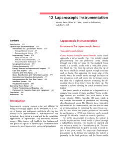 Laparoscopic Instrumentation