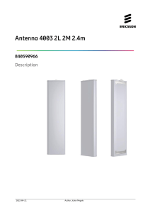 Ericsson Passive Antenna 4003 2L 2M