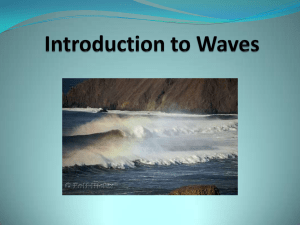 Intro to waves