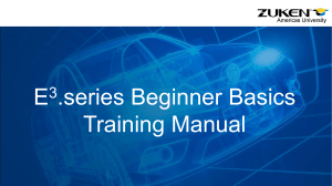 E3.series Beginner Basics Training Manual