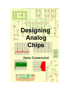 4.1.Designing Analog Chips - Hans Camenzind