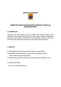 Kertas Cadangan Sambutan Hari Sukan Negara Sekolah