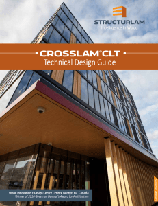 STRUCTURLAM CrossLam-CLT-CA-Design-Guide-1