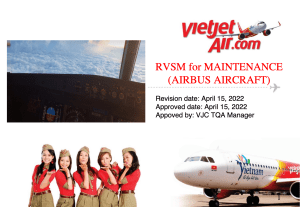 TMRV-001  38538  VJC RVSM Maintenance  FOR RECURRENT TRAINING 15 April 2022