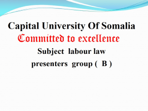 labour law PRESENTATION TWO