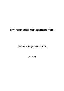 Basic Environmental Management Plan Template