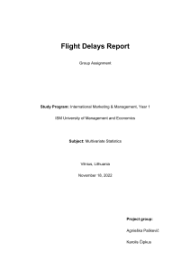 Flight Delays Report