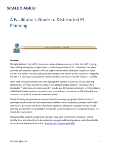 Facilitators Guide to Distributed PI Planning (5.0)