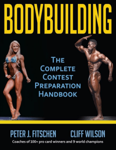 Peter J. Fitschen, Phd, CSCS & Cliff Wilson - Bodybuilding The Complete Contest Preparation Handbook-Human Kientics