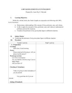A DETAILED LESSON PLAN IN Math wed