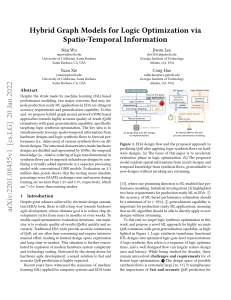 Hybrid Graph Models for Logic Optimization via Spatio-Temporal Info