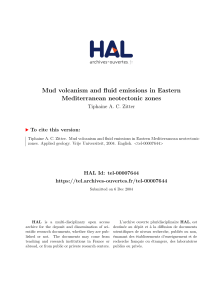 Mud volcanism and fluid emissions in Eastern Medit