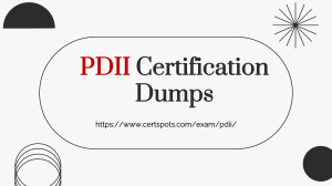 Salesforce Certified Platform Developer II PDII Real Dumps 2023