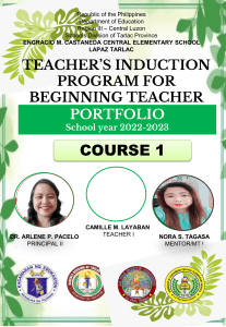 Teacher Induction Program Portfolio