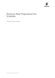 Minimum Rate Proportional Fair Scheduling