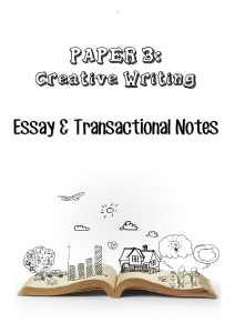 English-HL-Creative-Writing-Notes-and-Exercises
