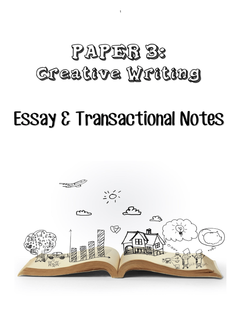 creative writing notes grade 12