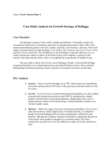 Kelloggs Case Study Analysis