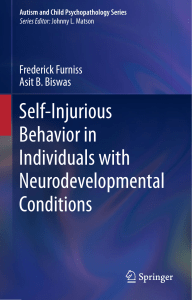 Self injurious behavior in individuals with developmental conditions