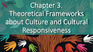 chapter03 Theorical Frameworks about Culture and Cultural Responsivess