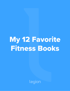 My 12 Favorite Fitness Books