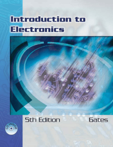 Earl D. Gates - Introduction  to Electronics