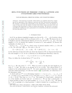 Zeta-function-Periodic-Cubic-Lattice-Cyclotomic-Polynomials