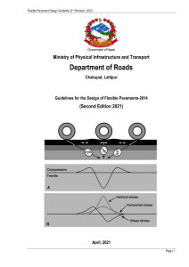 Guidelines for the design of Flexible Pavement 2021