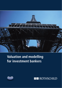 Valuation & Modeling for Investment Bankers Training Manual