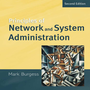 [PDF] Principles Of Network And System Administration