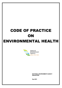 Code of Practice on Environmental Health 2021