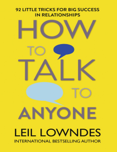 Leil Lowndes - How to Talk to Anyone