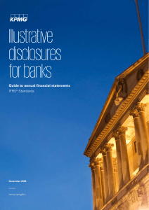 KPMG - Illustrative disclosures for banks, Guide to annual financial statements IFRS®Standards