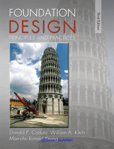 Foundation Design - Principles and Practices, 3rd ed, 2015