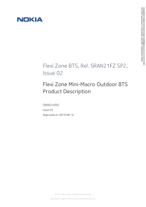 Flexi Zone Mini-Macro Outdoor BTS Product Description