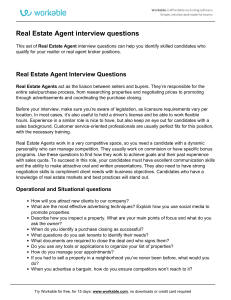 real-estate-agent-interview-questions