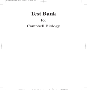 Biology Campbell test bank 9