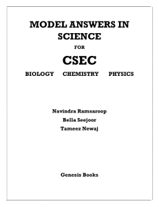 Model Answers in Science for CSEC (12) (1)