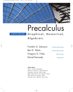 Precalculus by Demana Waits (002)